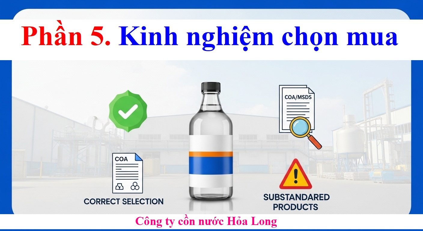 Cồn công nghiệp dùng để làm gì? Ứng dụng thực tế và lưu ý quan trọng